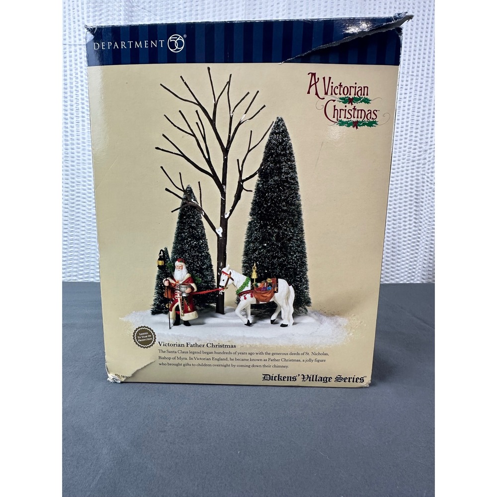 Department 56 Dickens Village Victorian Father Christmas #56.58585 RETIRED - Picture 3 of 10